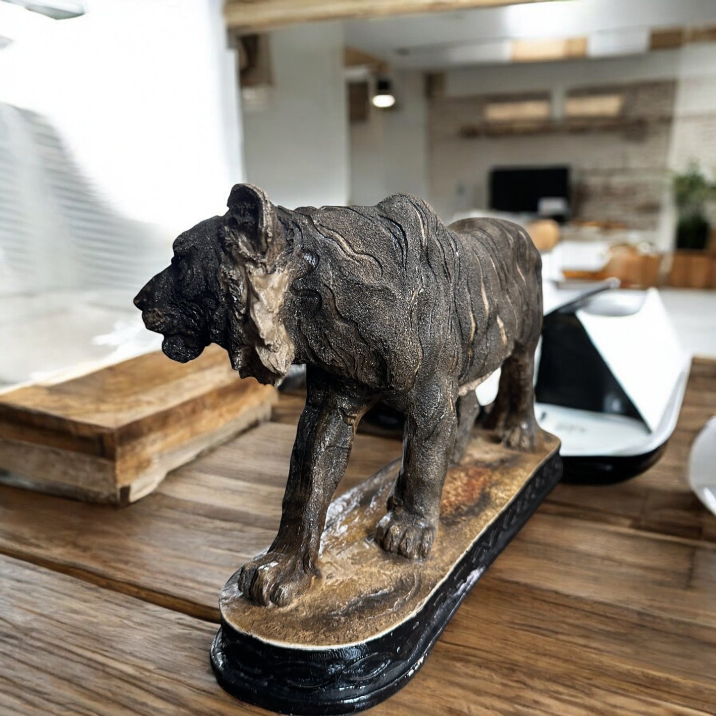 Midnight Ruler Panther Sculpture