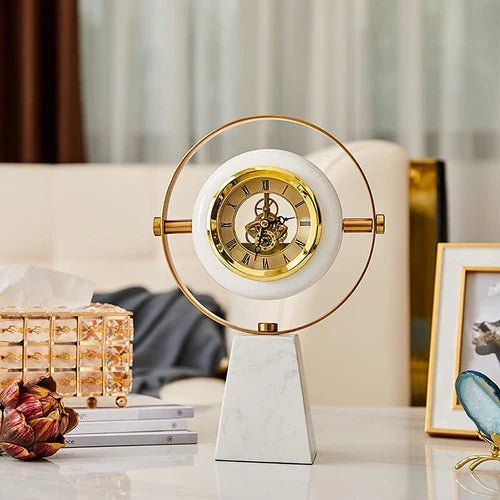 Modern Executive Desk Clock – Sleek & Stylish - Elite Decor