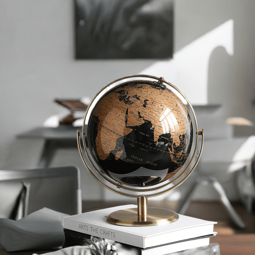 Classic English World Globe – A Sophisticated Accent - Elite Decor