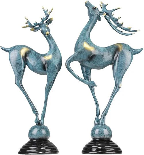 Harmony Deer Figurine Set - Elite Decor