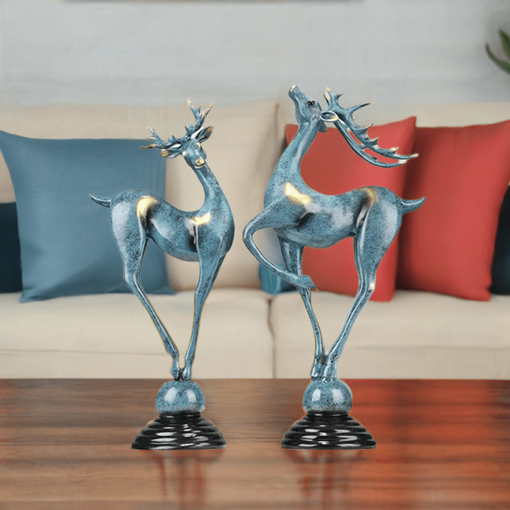 Harmony Deer Figurine Set - Elite Decor