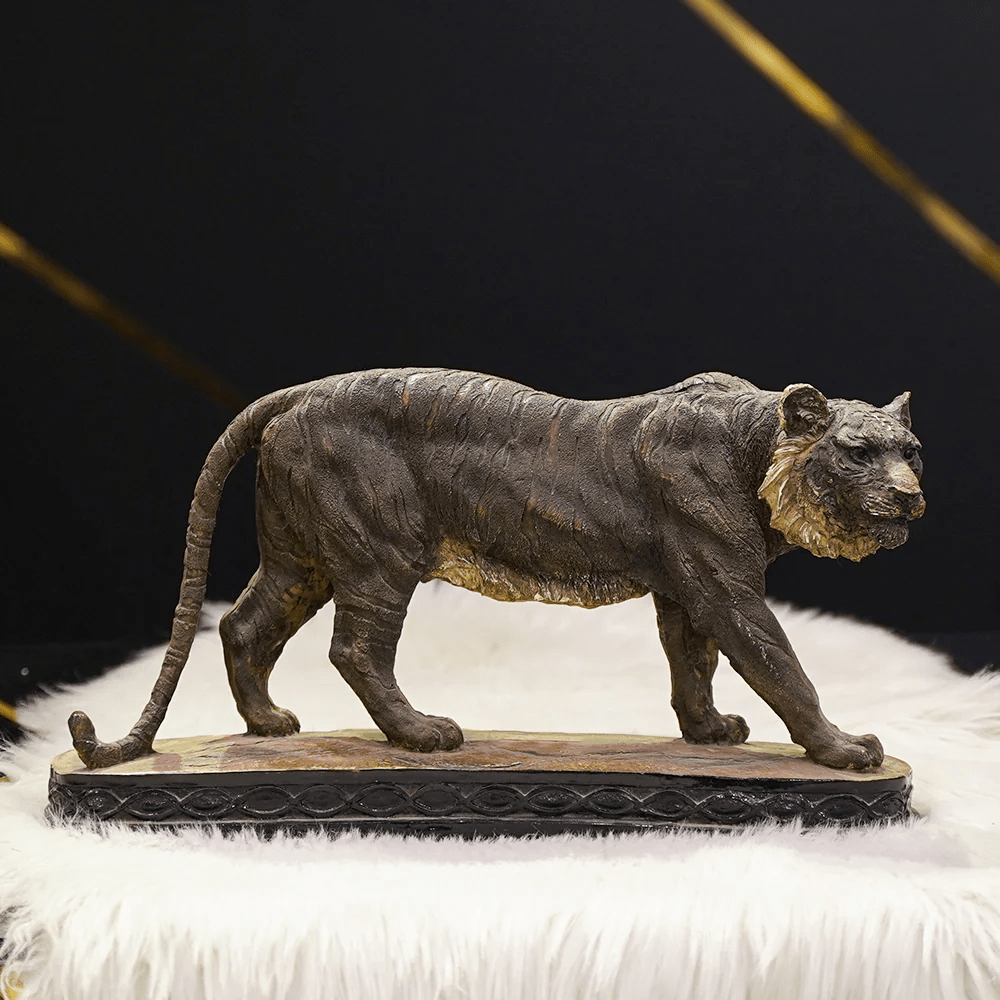 Midnight Ruler Panther Sculpture