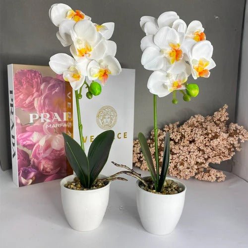 Orchard Flower With Pot ( Single) - Elite Decor