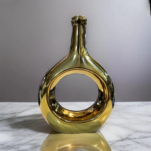 Oval Shape Vase - Elite Decor