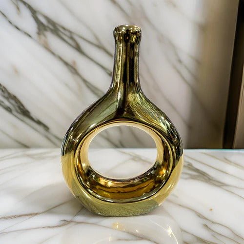 Oval Shape Vase - Elite Decor