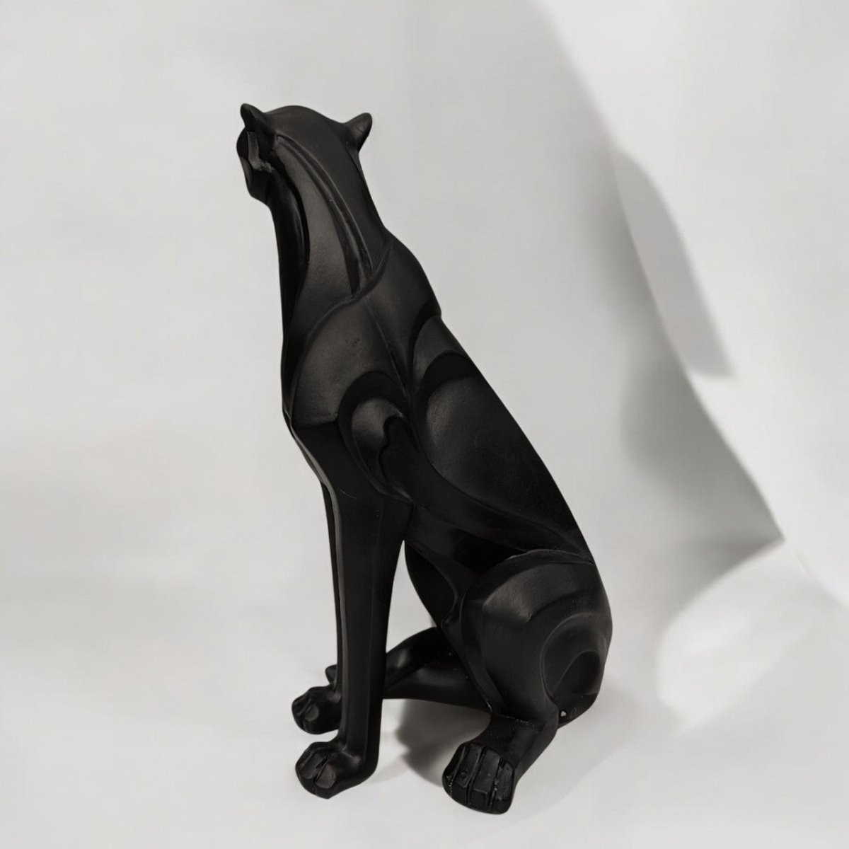 Regal Leopard Sculpture - Elite Decor