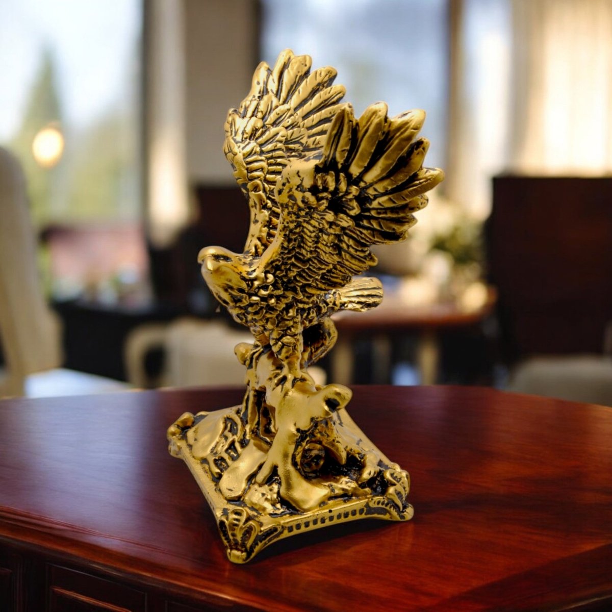 Royal Gold Eagle Figurine - Elite Decor