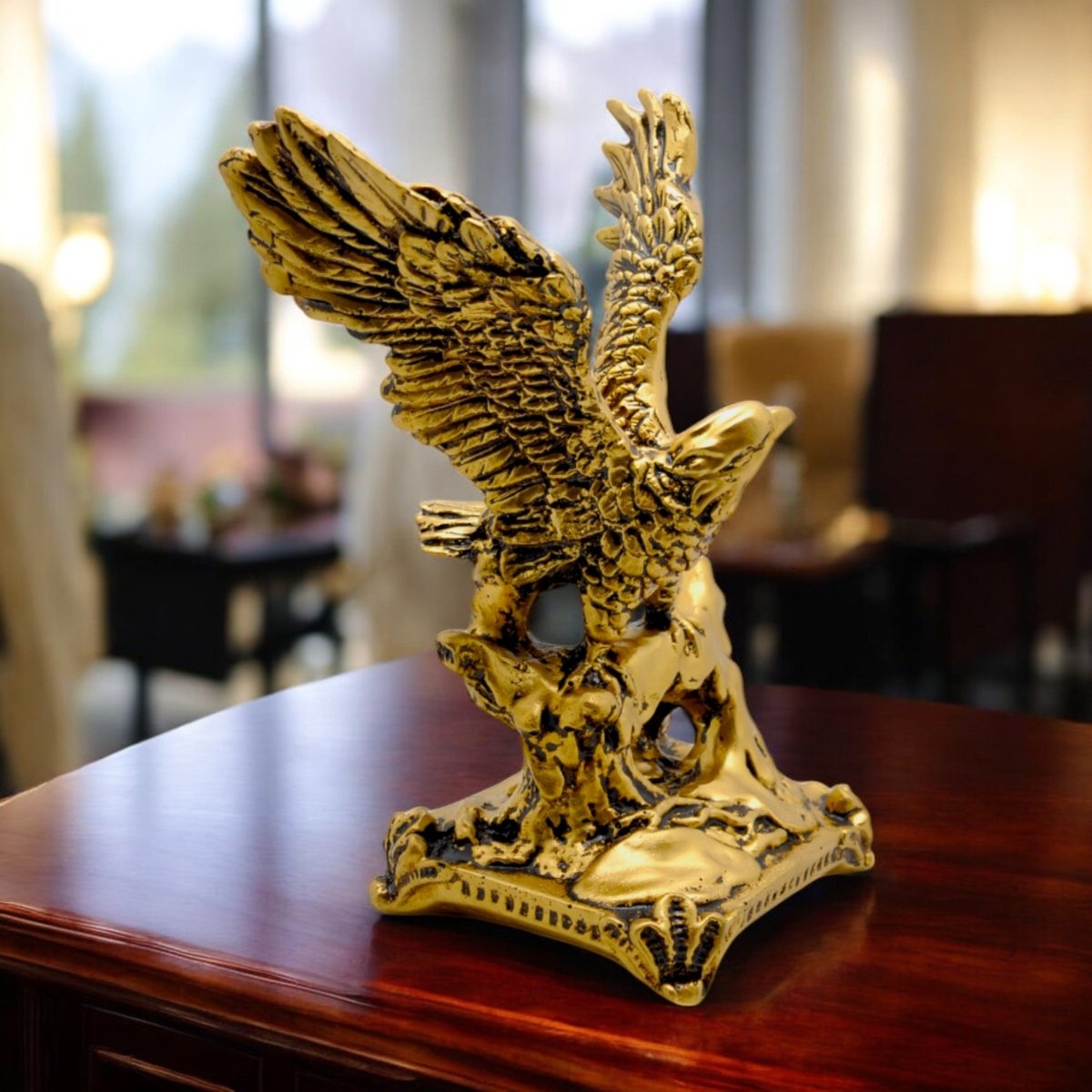 Royal Gold Eagle Figurine - Elite Decor