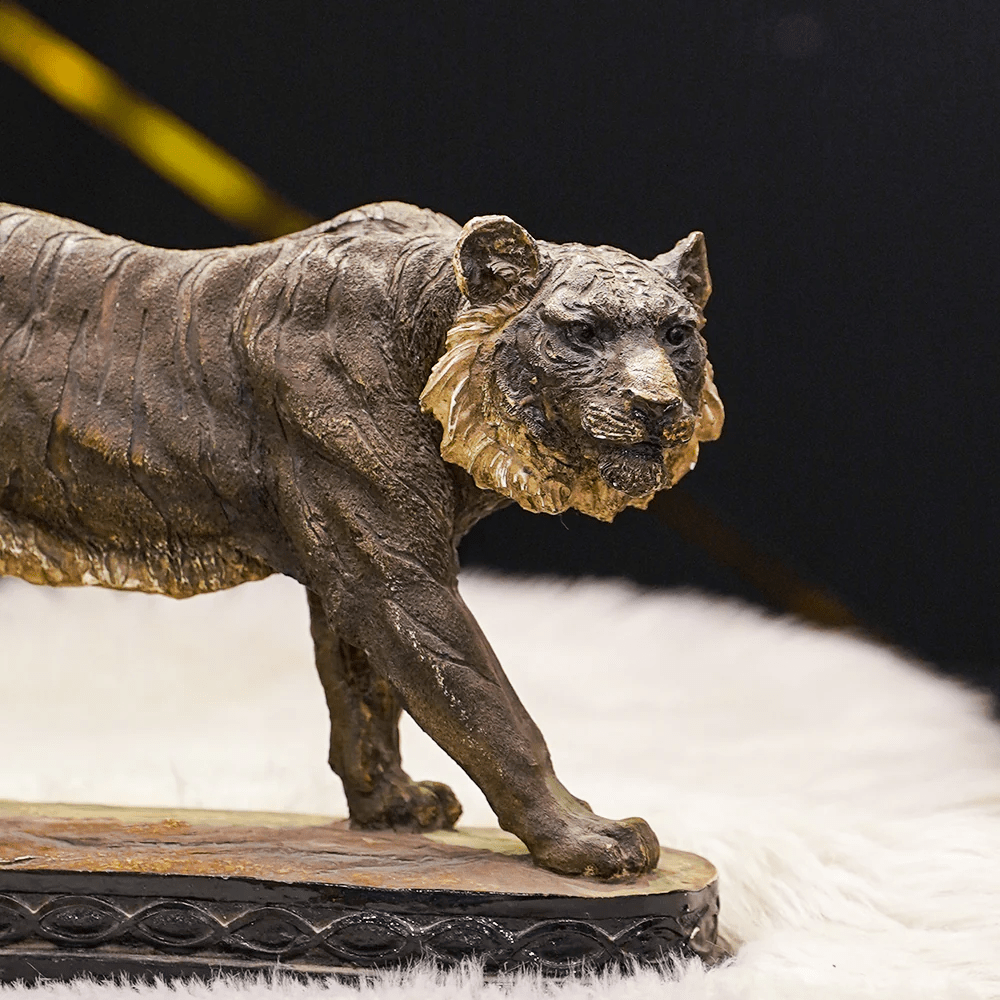 Midnight Ruler Panther Sculpture